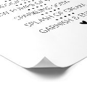 ソイタリアンダバー標識 ポスター (角)