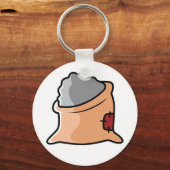 ソイルキーチェーンのサック キーホルダー (正面)