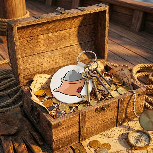 ソイルキーチェーンのサック キーホルダー