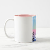 ソイル、オーストリア・スキー旅行ポスター ツートーンマグカップ (左)