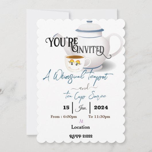 ソイレ 招待状 (正面)