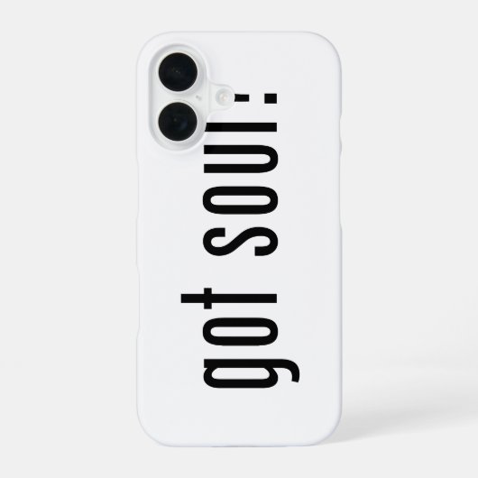 ソウルがある？ iPhone 16ケース (裏面)