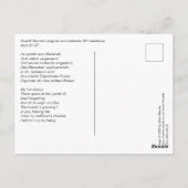 ソウルのカレンダー03 ポストカード (裏面)