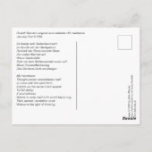 ソウルのカレンダー45 ポストカード (裏面)