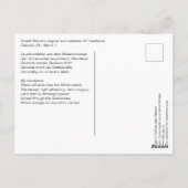 ソウルのカレンダー47 ポストカード (裏面)