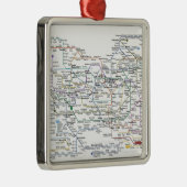 ソウルの地下鉄の地図 メタルオーナメント (右)