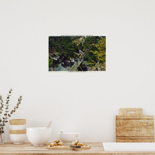 ソウルの洞窟の失った眺め ポスター (キッチン)