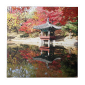ソウルの秋の日本人の庭 タイル (正面)
