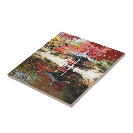 ソウルの秋の日本人の庭 タイル (側面)