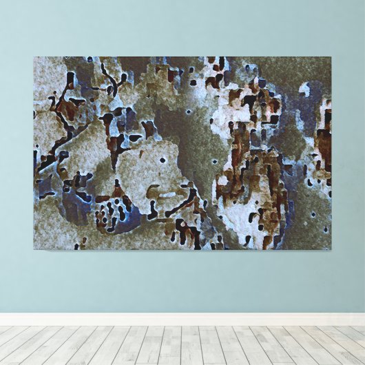 ソウルアクリルのシルクウォッシュを求めて キャンバスプリント (インサイチュ (ウッドフロア))