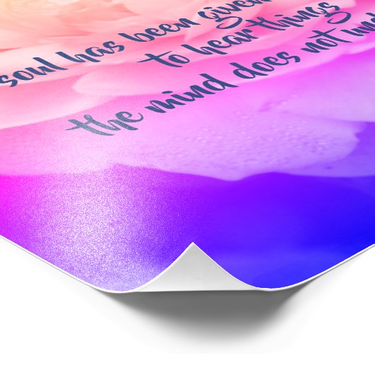 ソウルアンドマインドルミ感動的引用文8x10 フォトプリント            (角)