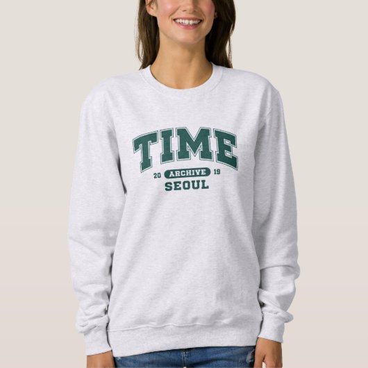 ソウルアーカイブ大学レトロデザインファンアート スウェットシャツ (正面)