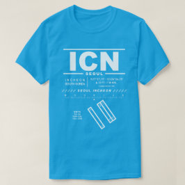 ソウルイン国際的チョンエアポートICN Tシャツ