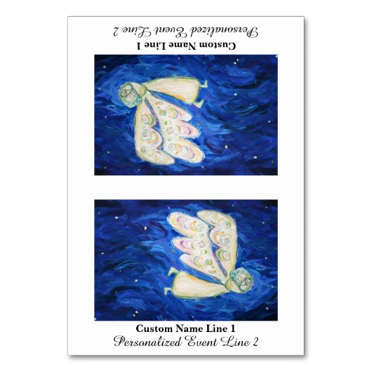 ソウルエンジェル気にテーブルテントカードの テーブルナンバー (正面)