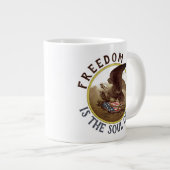 ソウルオブアメリカ（イーグル）マグ ジャンボコーヒーマグカップ (正面右)