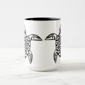 ソウルカメ – 体現する手描きデザイン マグカップ (中央)