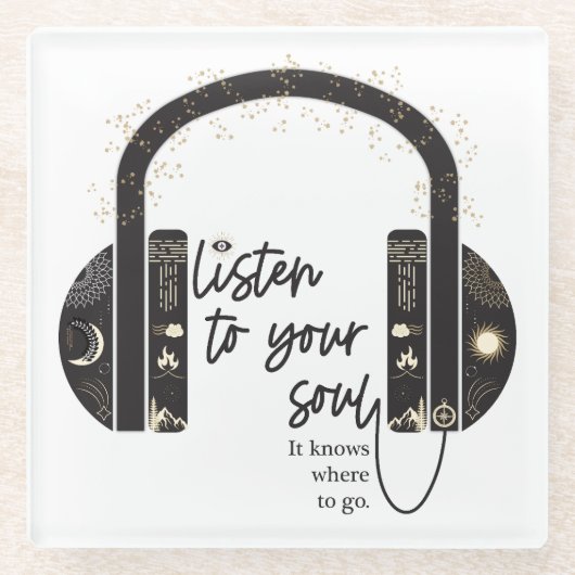 ソウルガ聞スラスコスターに ガラスコースター (正面)