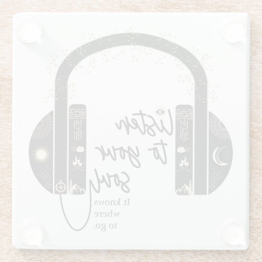 ソウルガ聞スラスコスターに ガラスコースター (裏面)