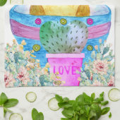 ソウルキッチンタオルのかわいいチキンスープ キッチンタオル (折り畳み)