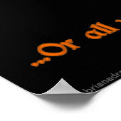 ソウルキャッシュ星形五角形サタンダークユーモアヤギ ポスター (角)