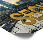 ソウルコリアウォーターカラー ポスター (角)