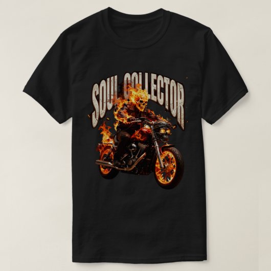 ソウルコレクター炎のバイクTシャツ Tシャツ (デザイン正面)
