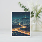 ソウルサウスコリアナイトビュー ポストカード (スタンド正面)