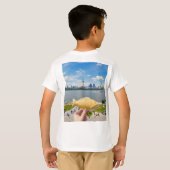 ソウルサマースクープ – キッズアイスクリームティー Tシャツ (裏面フル)
