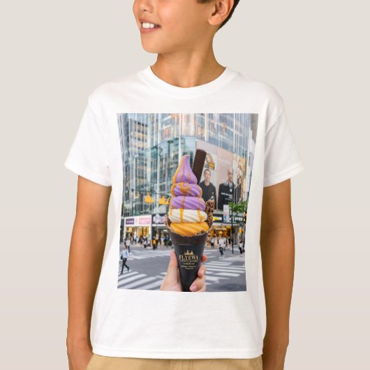 ソウルサマースクープ – キッズアイスクリームティー Tシャツ (正面)