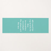 ソウルサンムーンスターズシータイポグラフィポエムアクア ヨガマット (正面(横))