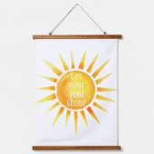 ソウルシインスパイアャインの水色 吊り下げ型タペストリー (正面)