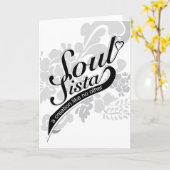 ソウルシスタグリーティングカード カード (黄色い花)