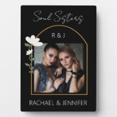 ソウルシスターカスタムズ写真名モノグラムキープサケ フォトプラーク (正面)