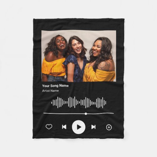 ソウルシスターカスタムソングコー最高のドフレンドBFFギフト フリースブランケット (正面)