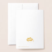 ソウルシスター ゴールドホイル クラフト グリーティングカード 箔カード (裏面封筒付き)