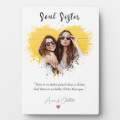 ソウルシパーソナライズされたスター定義ウォーターカラープラン フォトプラーク (正面)