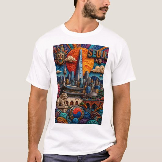 ソウルスカイライン Tシャツ (正面)