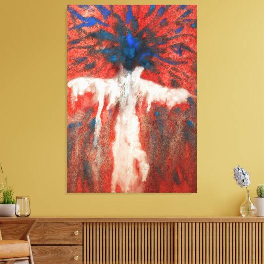 ソウルスチル絵画抽象芸術の独身のウォールアート キャンバスプリント (インサイチュ (リビング))