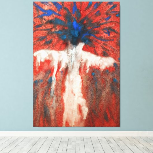 ソウルスチル絵画抽象芸術の独身のウォールアート キャンバスプリント (インサイチュ (ウッドフロア))