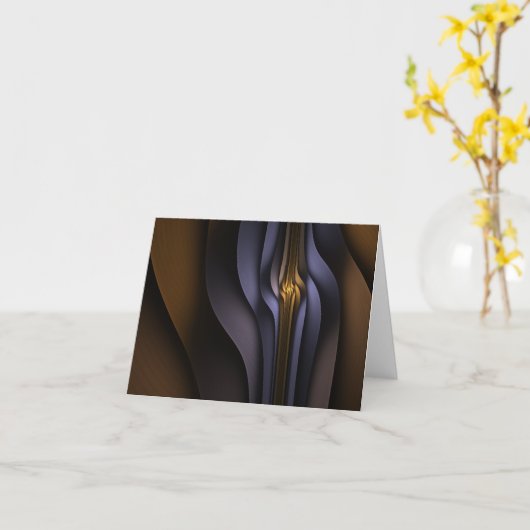 ソウルズエッセンス抽象芸術ノテカード カード (黄色い花)