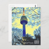 ソウルタワーコリア旅行写真 ポストカード (正面/裏面)