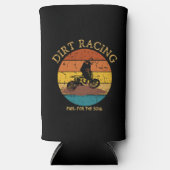 ソウルダートバイクモトクロス用のダートレーシング燃料 スリム缶クーラー (正面)