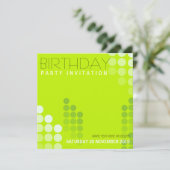 ソウルハウスパーティー誕生日招待状 招待状 (スタンド正面)