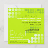 ソウルハウスパーティー誕生日招待状 招待状 (裏面)