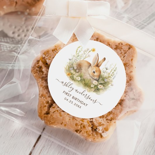 ソウルバニーフローラガール誕生日 ラウンドシール