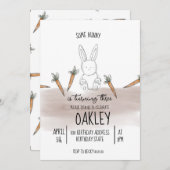 ソウルバニーボーイ誕生日 招待状 (正面/裏面)