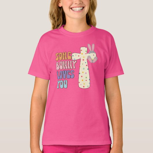 ソウルバニーラブユーハッピーイースター Tシャツ (正面)