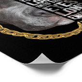 ソウルピットブルIラブピットブルドッグ恋人 ポスター (角)