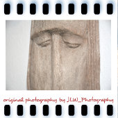 ソウルフルな目が木彫りアート トートバッグ