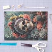 ソウルフルウォリアー先住民アメリカゴシックスカル 薄葉紙 (クラフト)